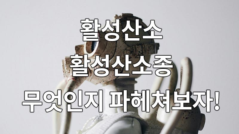 활성산소, 활성산소종 무엇인지 파헤쳐보자!