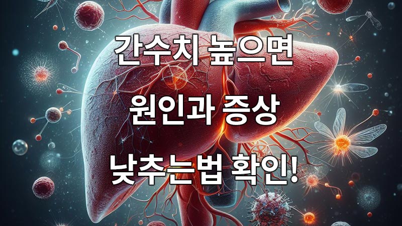 간수치 높으면, 원인과 증상 낮추는법을 확인하자!